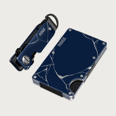 Ridge Wallet + KeyCase - Kintsugi - Navy