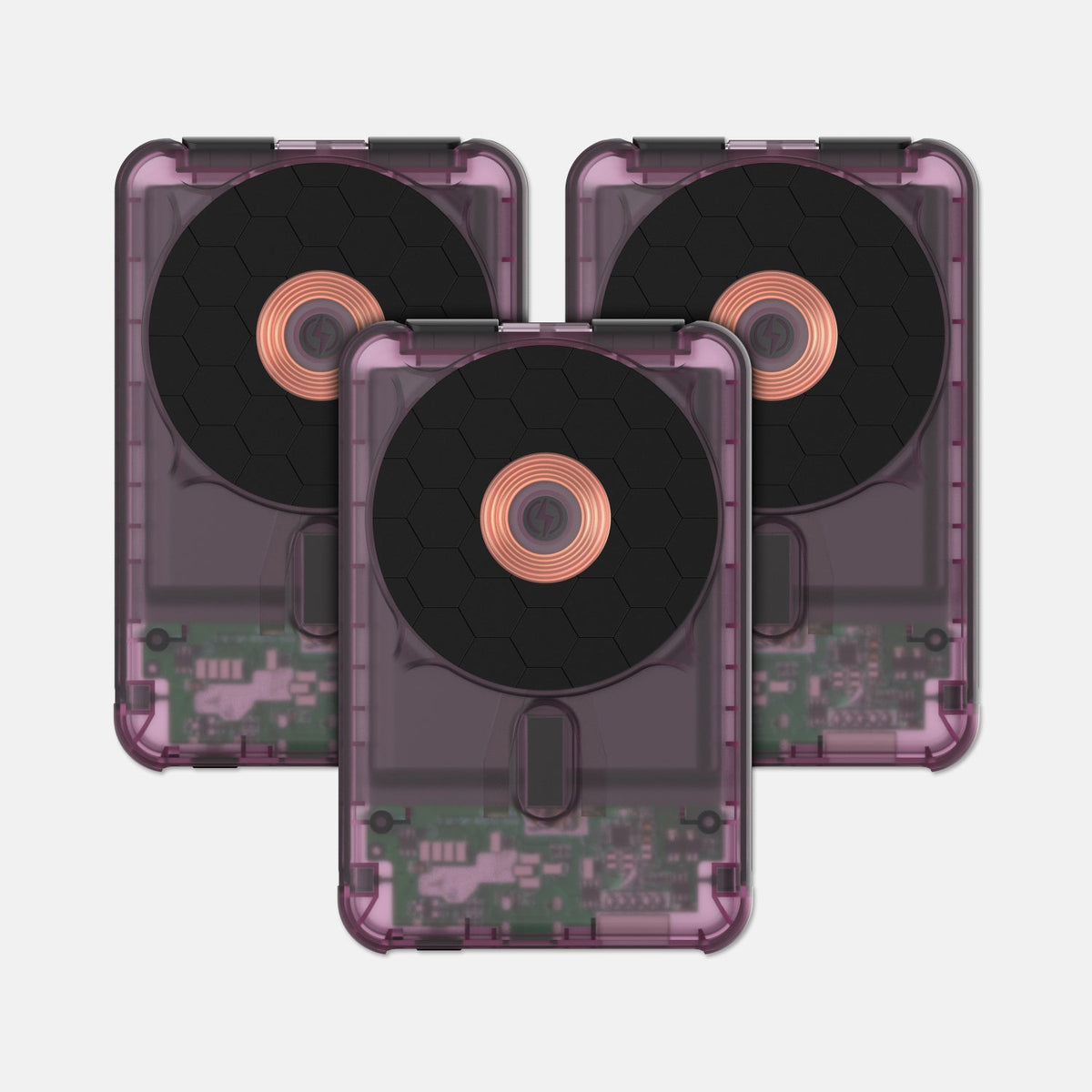 Ridge Power Bank - 10k mAh Bundle - Atomic Purple - 3-Pack